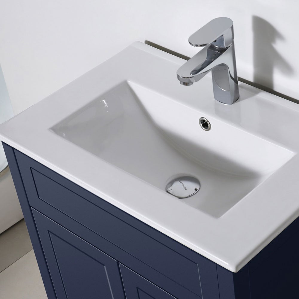 Astini Turin 600x390 1th White Ceramic Basin TIS4065