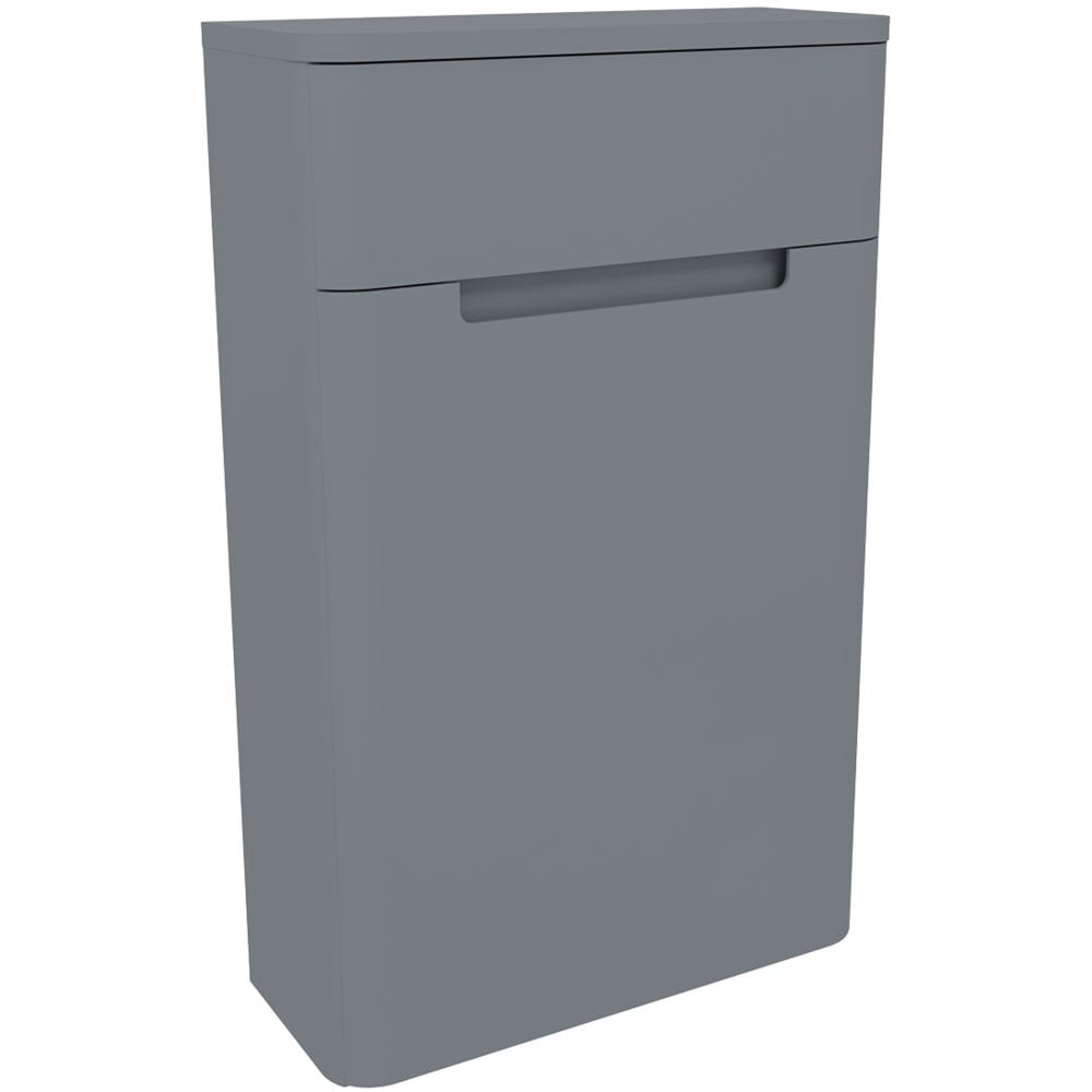 Astini Monza Tailored Grey Back to Wall 500mm Toilet Unit