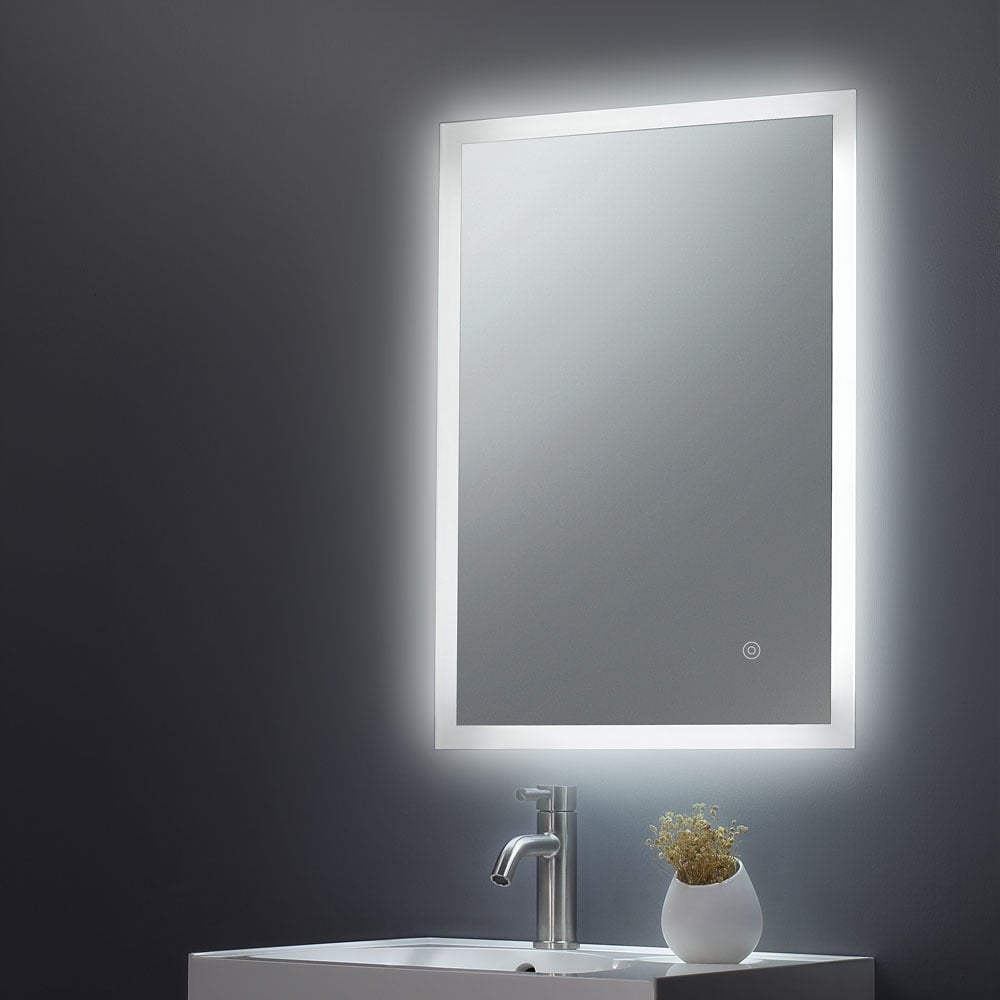 Astini Noah Touch Mirror with LED Edge & Demist 500x700mm