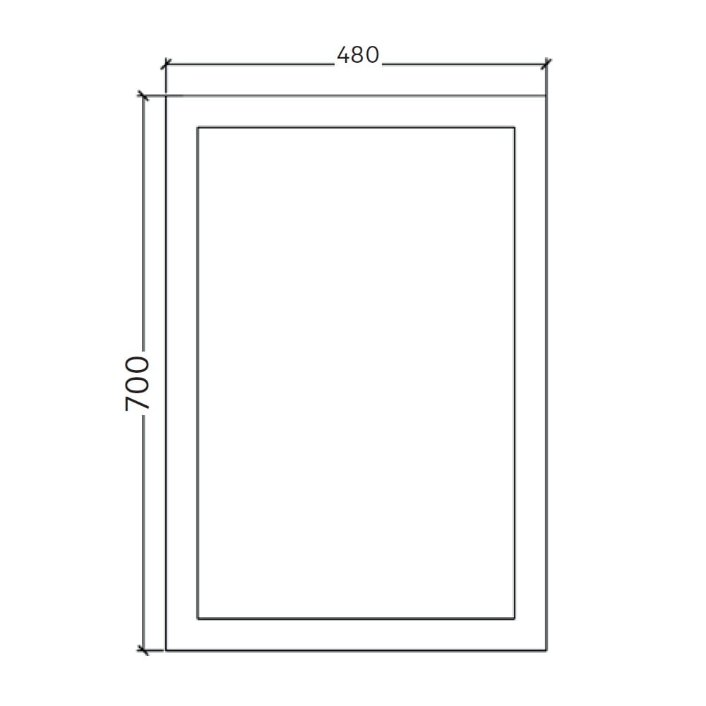 Astini Tenby Grey 700mm End Bath Panel