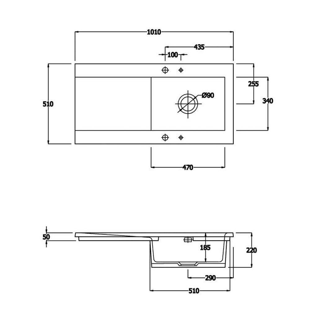 Astini Desire 100 1.0 Bowl Gloss White Ceramic Kitchen Sink, Waste & Traditional 25411CH Tap