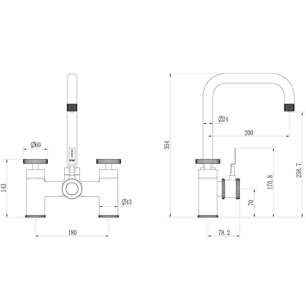 Astini Industrial Bridge 3in1 Boiling Hot Water Kitchen Tap & Tank