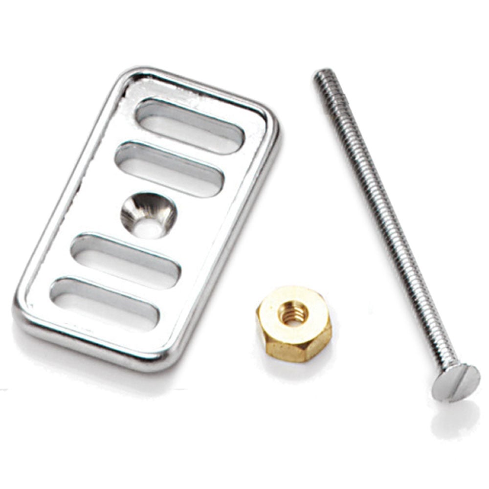 Astini, RAK, Rangemaster, Caple Square Ceramic Sink Overflow Cover Plate Collection