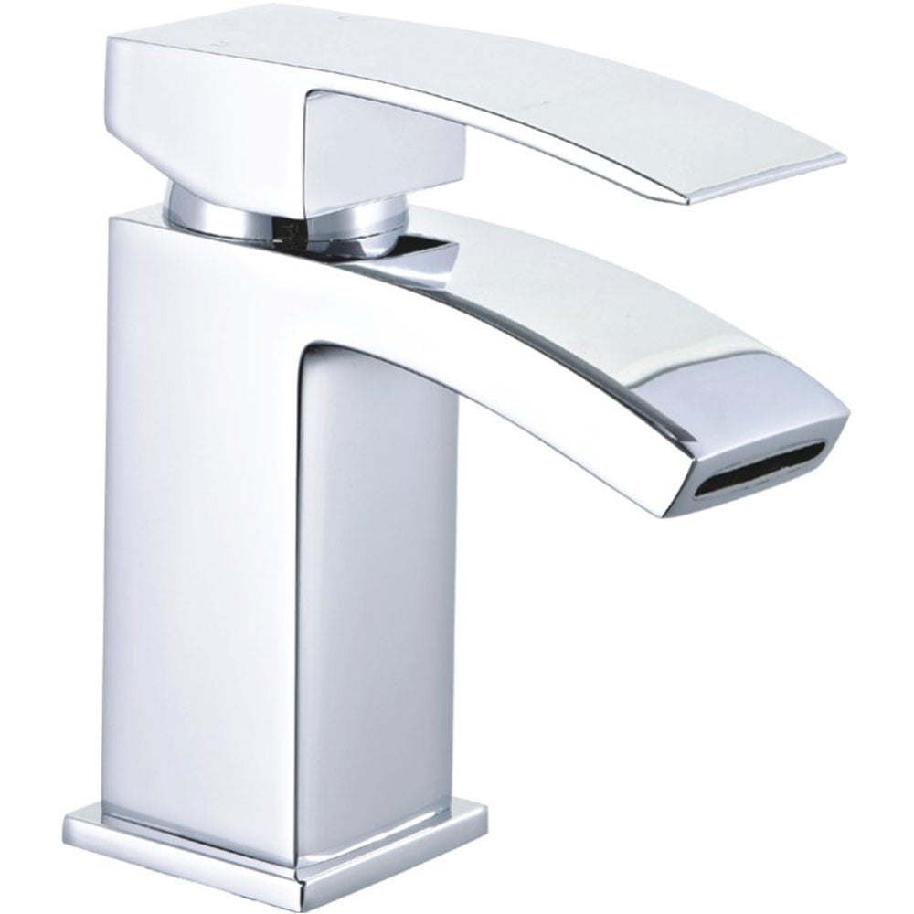 Astini Brecon Chrome Single Lever Curve Basin Mixer Tap TIS5008