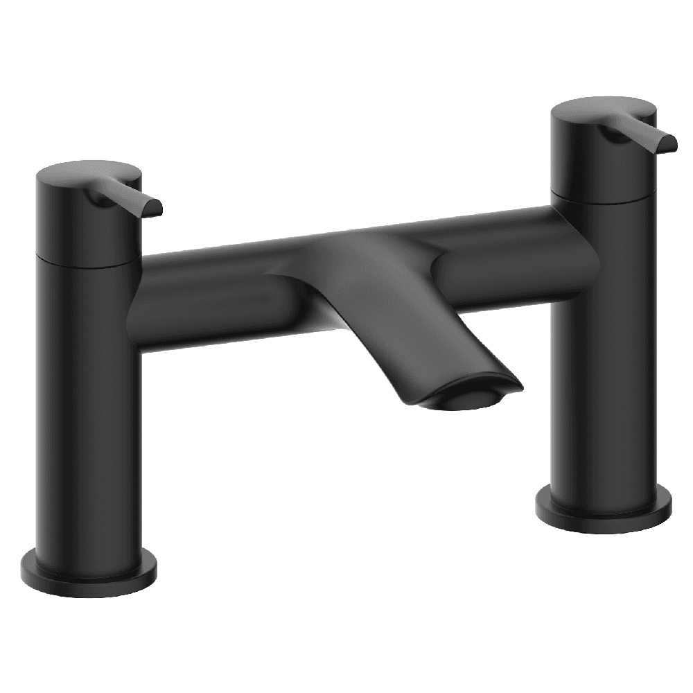 Astini Nefyn Orca Black 2TH Bath Filler Tap