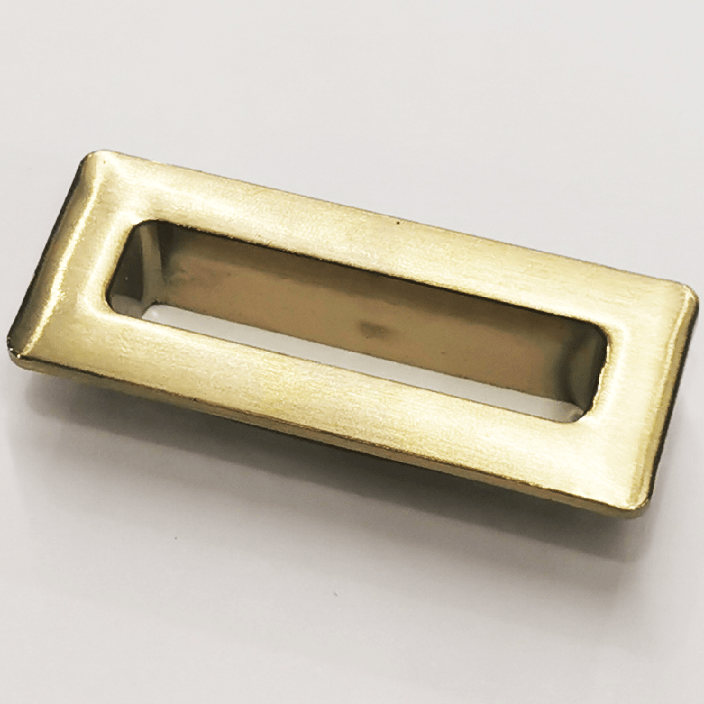 Astini Flauto Brushed Brass Overflow Cover