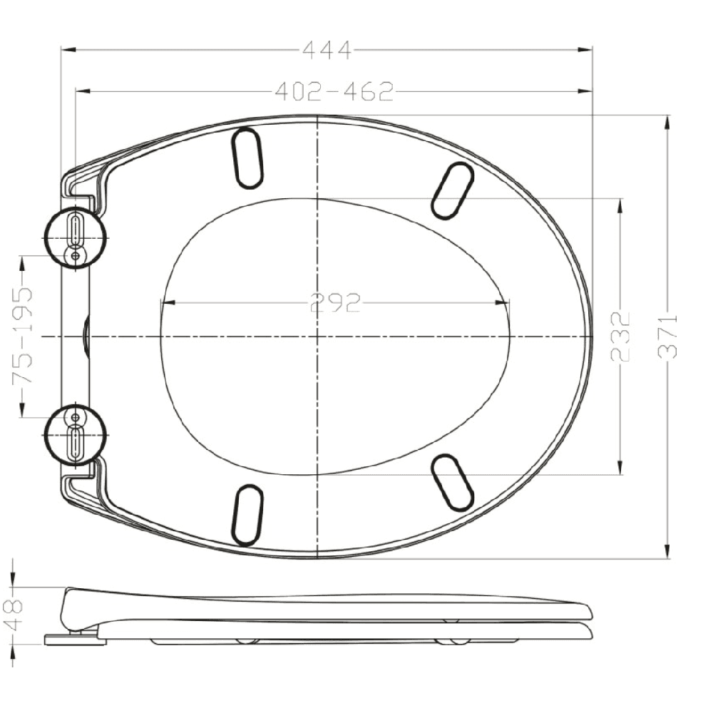 Astini Plumb Essentials Omni Polypropylene Soft Close Seat