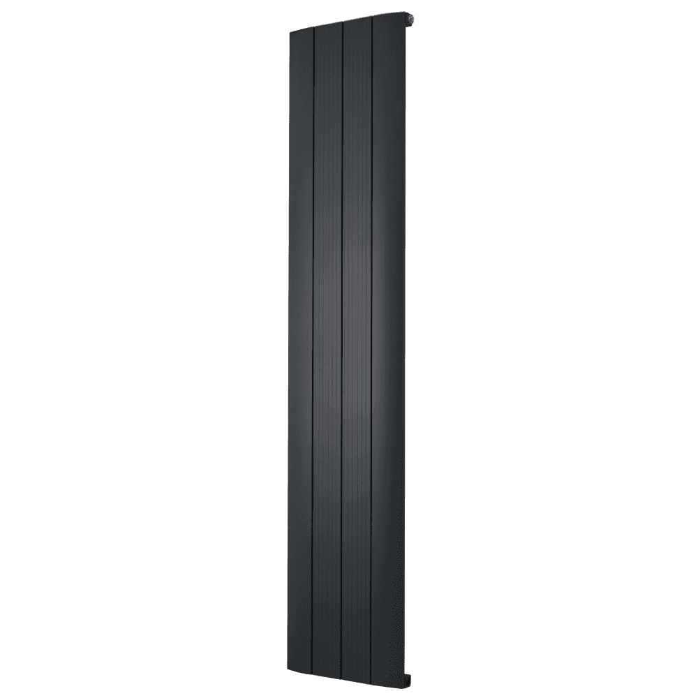 Astini Taupo Black 1800x375 Aluminium Radiator
