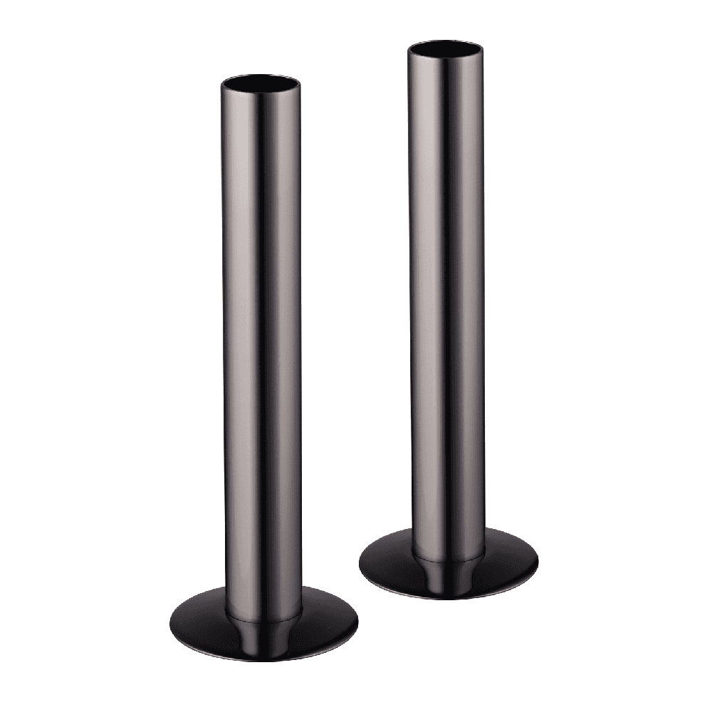 Astini Black Nickel Radiator Pipe Sleeve 130mm