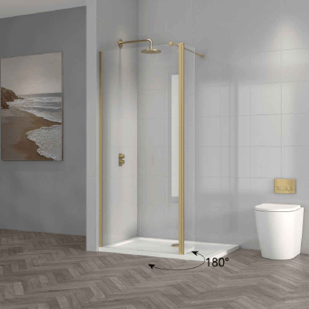 Astini T18 Brushed Brass 300x1950x8mm Flipper Panel