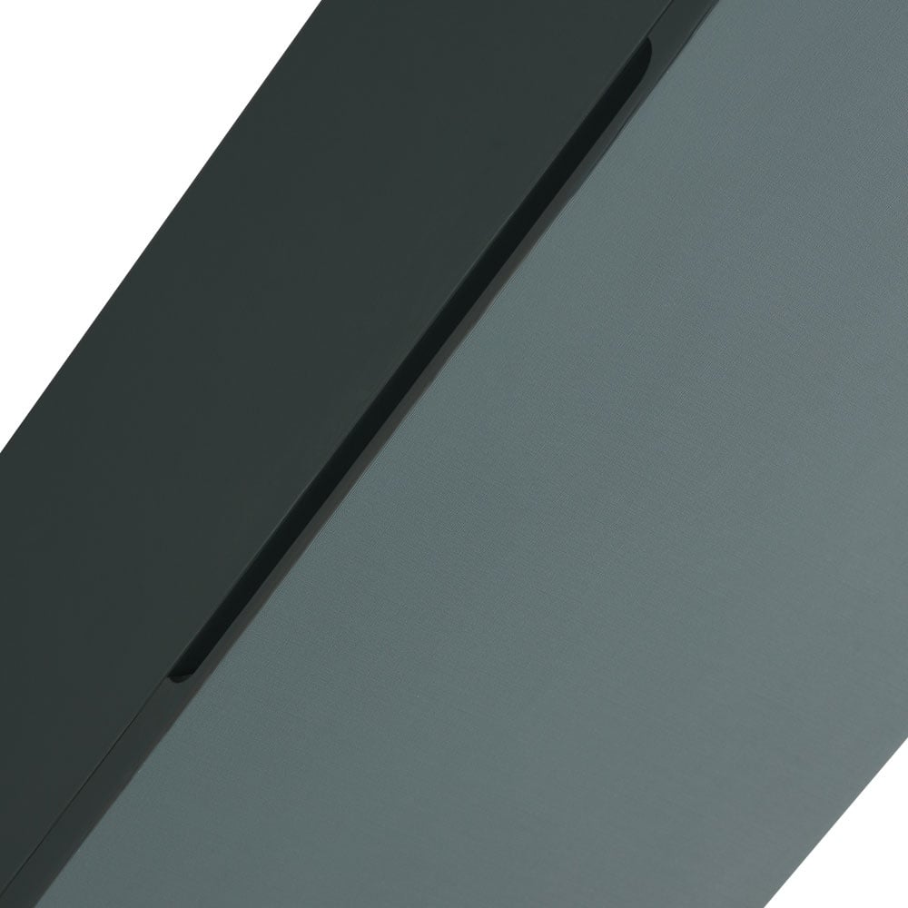 Astini Piatta 900mm Smoked Sage Wall Mounted Tall Cabinet