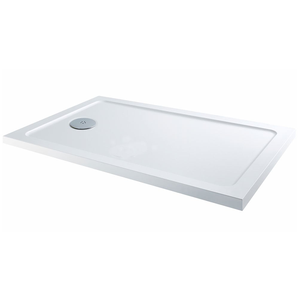 Astini White Rectangular Low Profile Shower Tray 1400x900mm