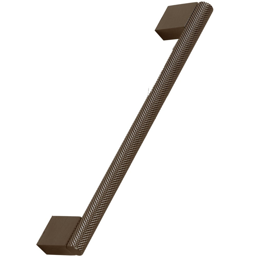 Astini Knurled Brushed Bronze Straight Handle 180mm