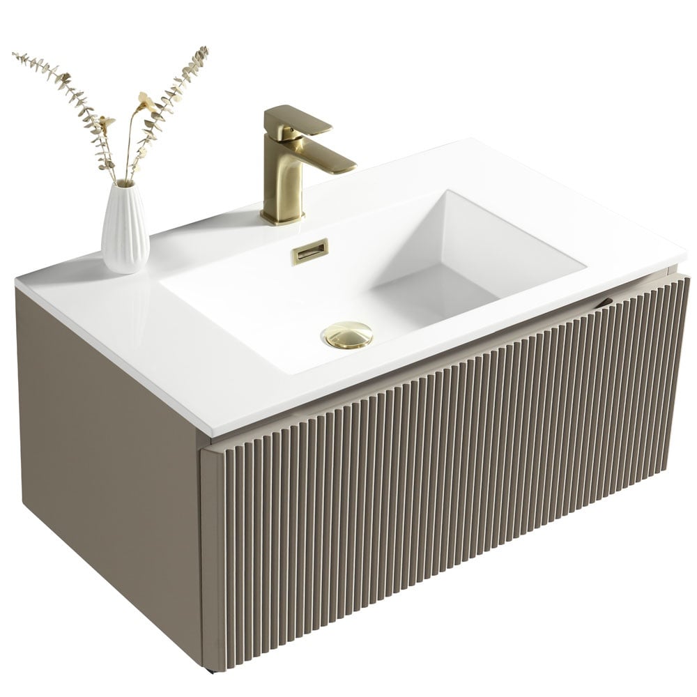 Astini Flauto 800 Wall Hung Vanity Unit & Basin