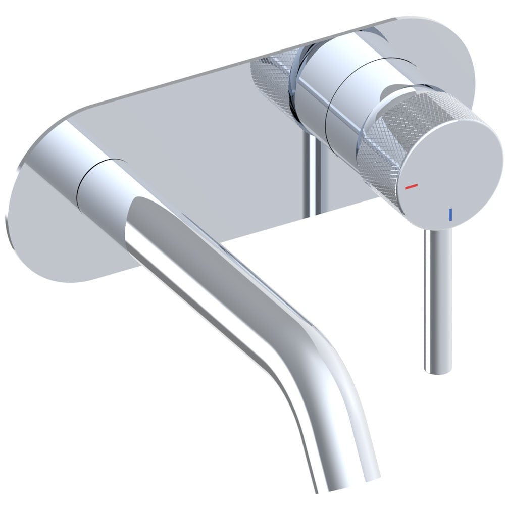 Astini Redondo Chrome Round Eco Wall Mounted Basin Mixer Tap