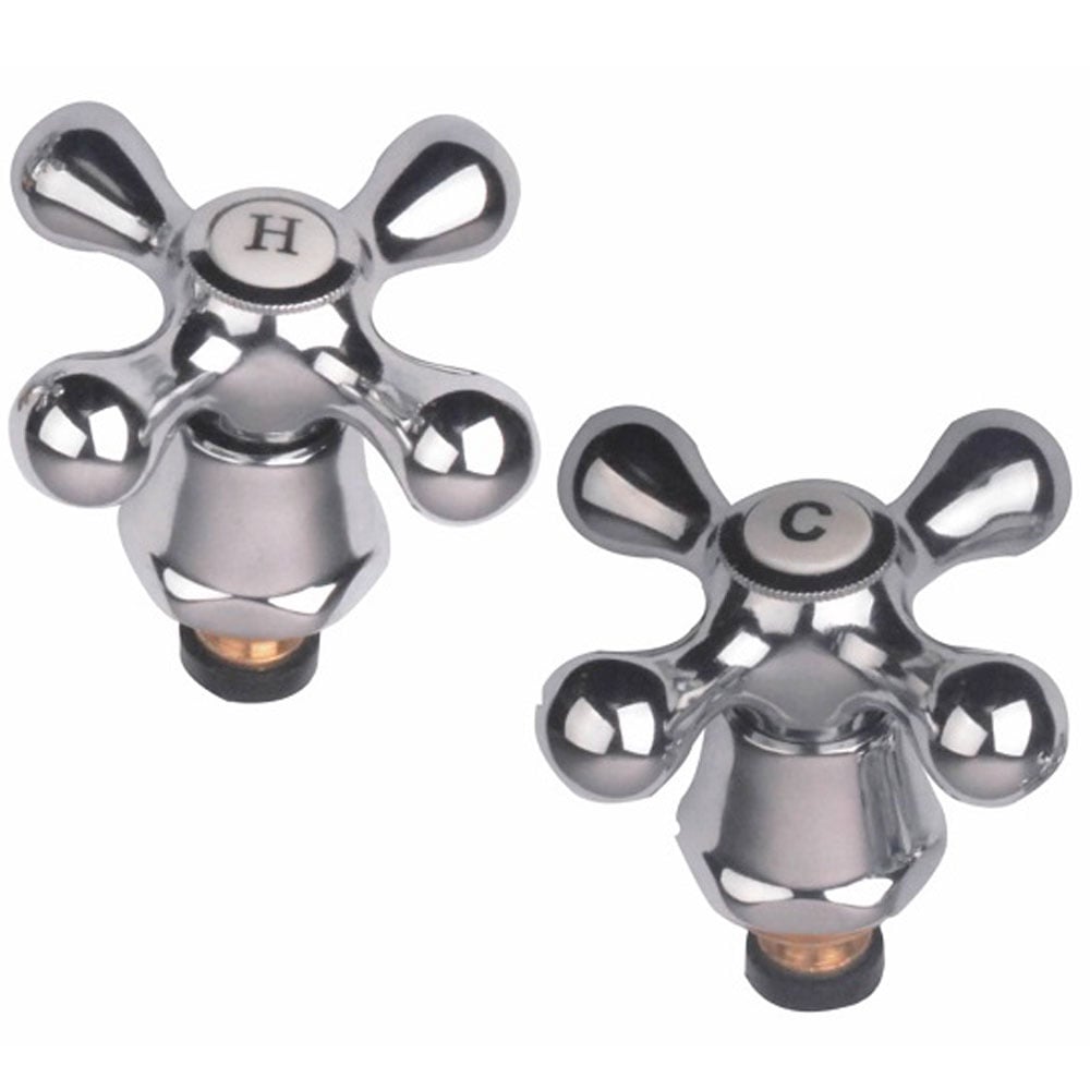 Astini Plumb Essentials Chrome 3/4" Cross Head Revivers