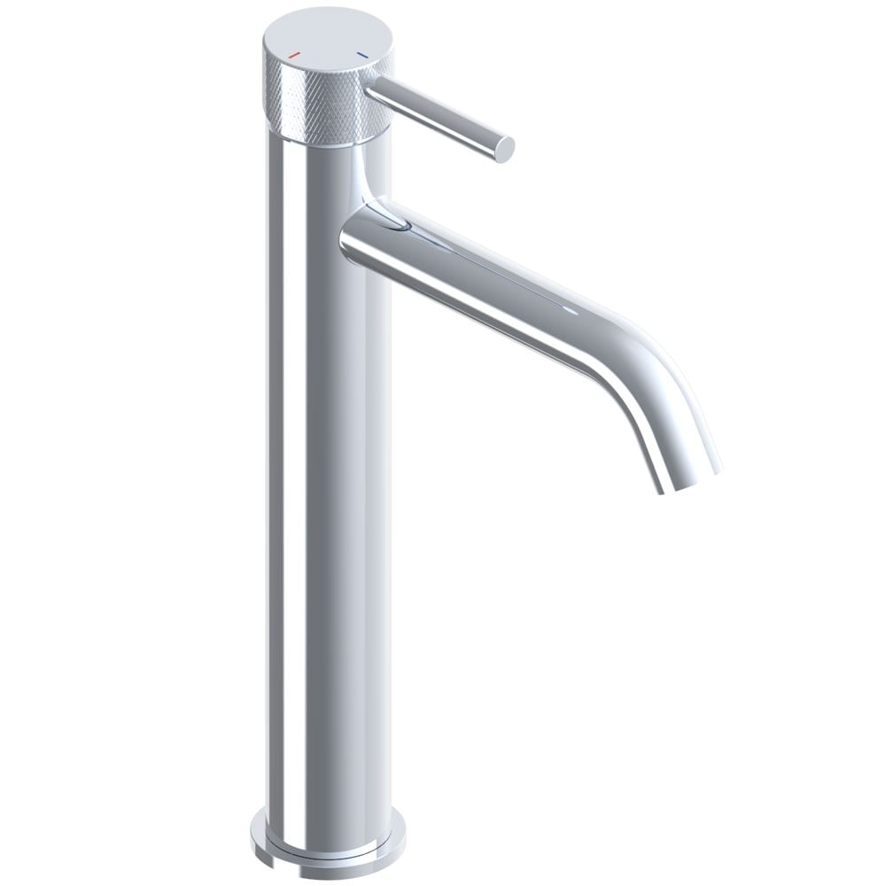 Astini Redondo Chrome Round Tall Eco Basin Mixer Tap