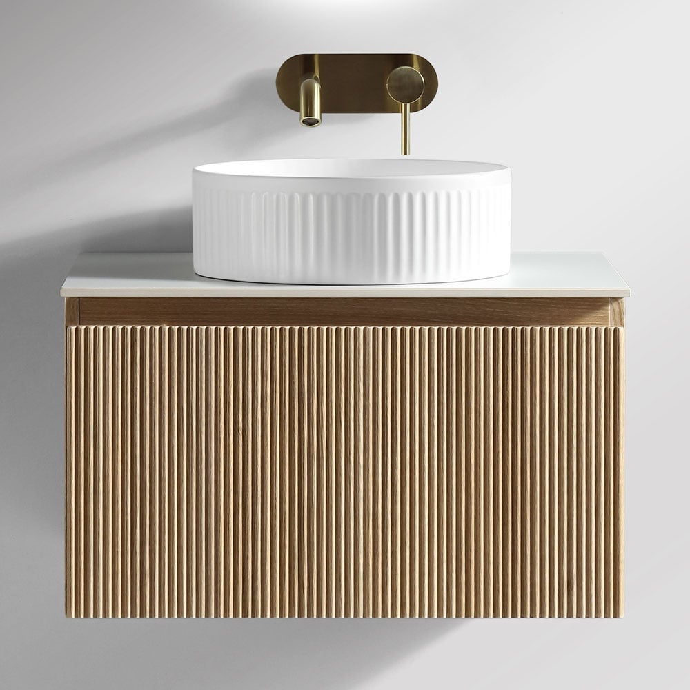 Astini Flauto 600mm Wall Hung Vanity Unit With Counter Top