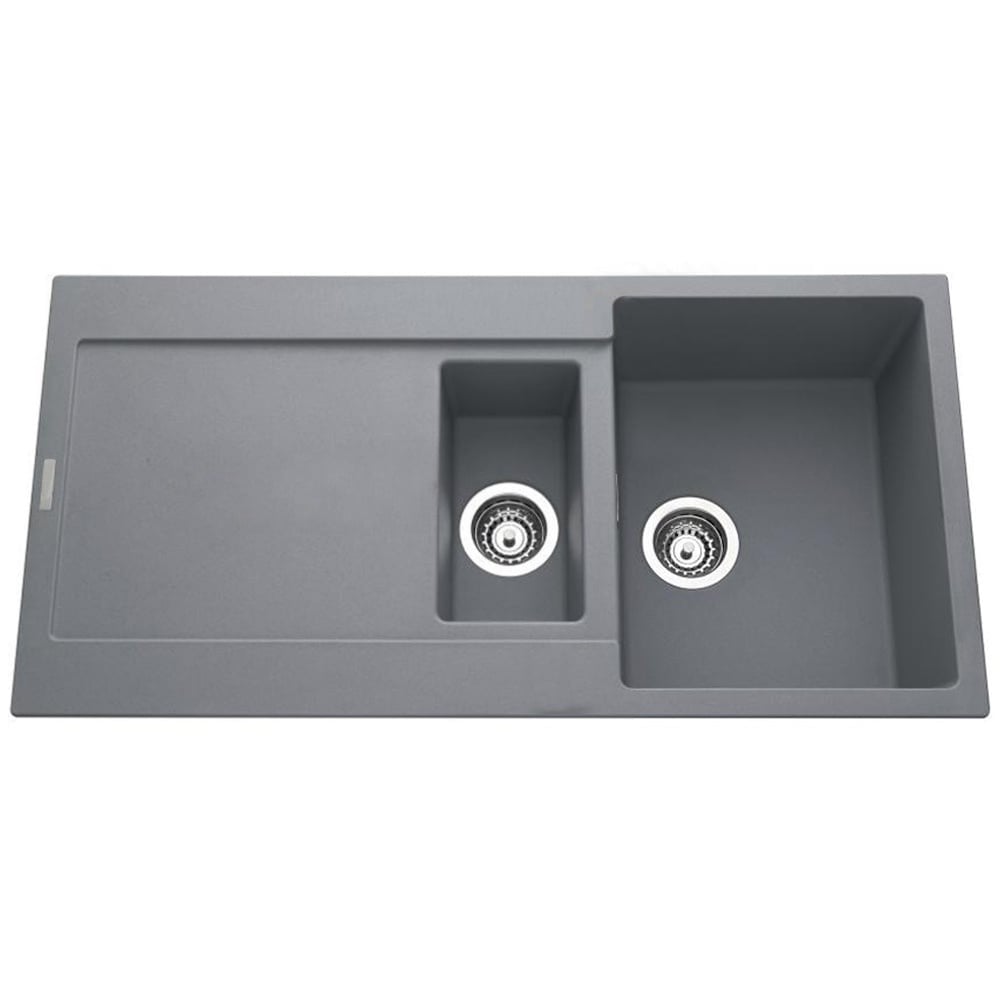 Astini Quadro 1.5 Bowl Granite Kitchen Sink & Cosmo 5E Tap Set