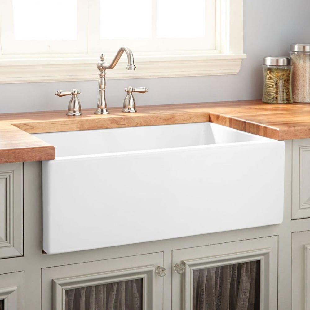 Astini Belgrave 760 1.0 Bowl White Ceramic Kitchen Sink with Waste Options