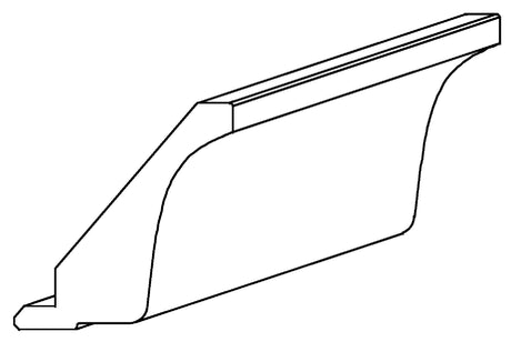 Buckingham Wood Grain Shaker Indigo- Replacement Kitchen Doors (Trims & Accessories)