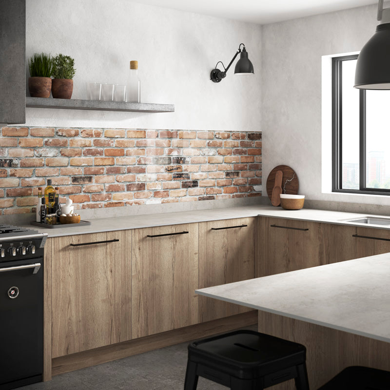 Wilsonart Zenith Cloudy Cement Compact Laminate Kitchen Worktops (Grey Core)