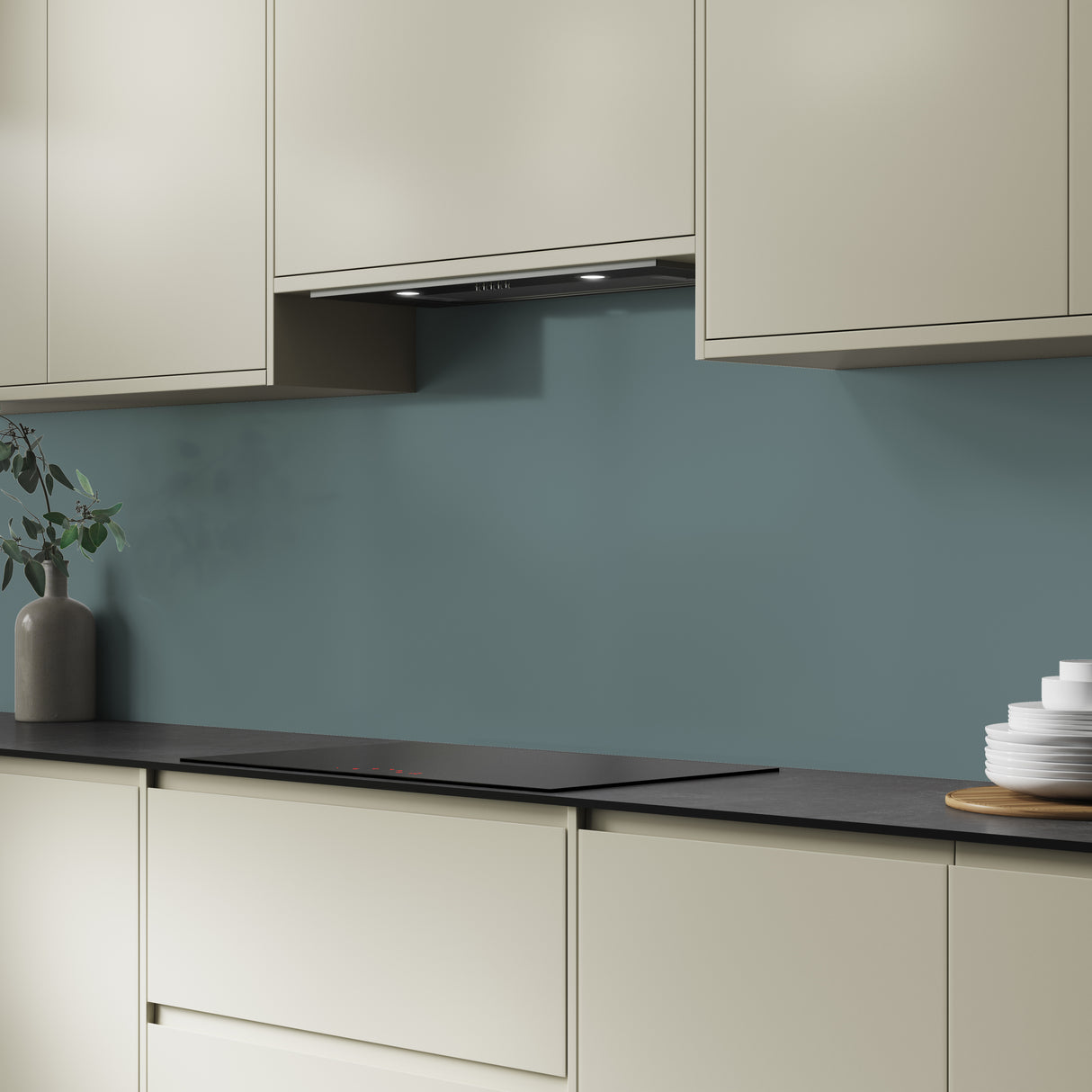 Wilsonart Alloy Glacier White/ Neptune Blue (Double Sided) Aluminium Feature Kitchen Splashback