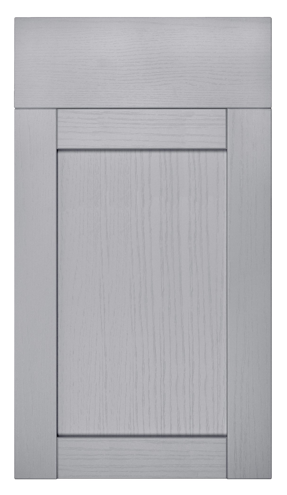 Balmoral Wood Grain 'Skinny' Shaker Dove Grey Ash- Replacement Kitchen Doors (495mm High)