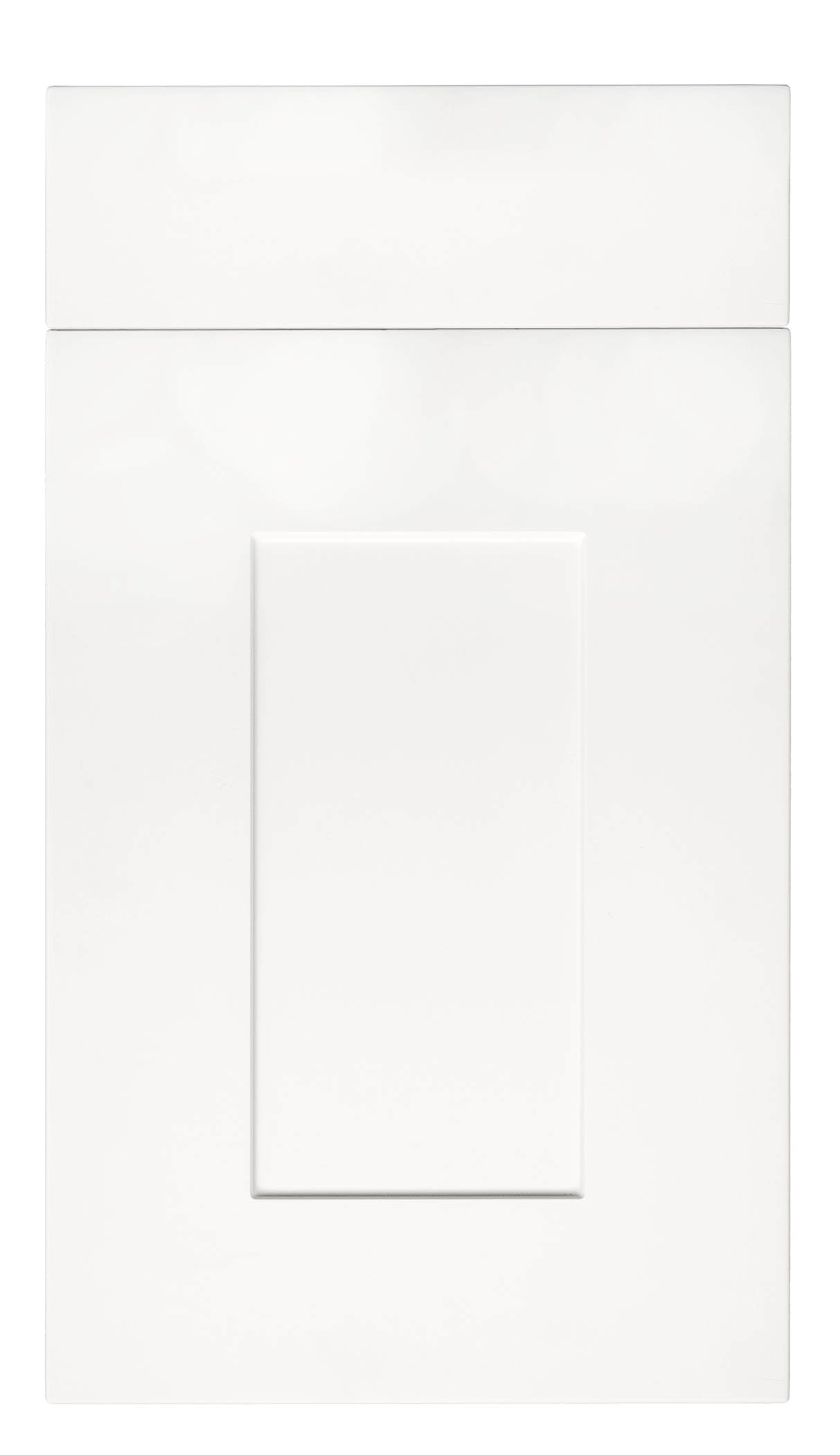 Boston Supermatt Shaker White- Replacement Kitchen Doors (495mm High)