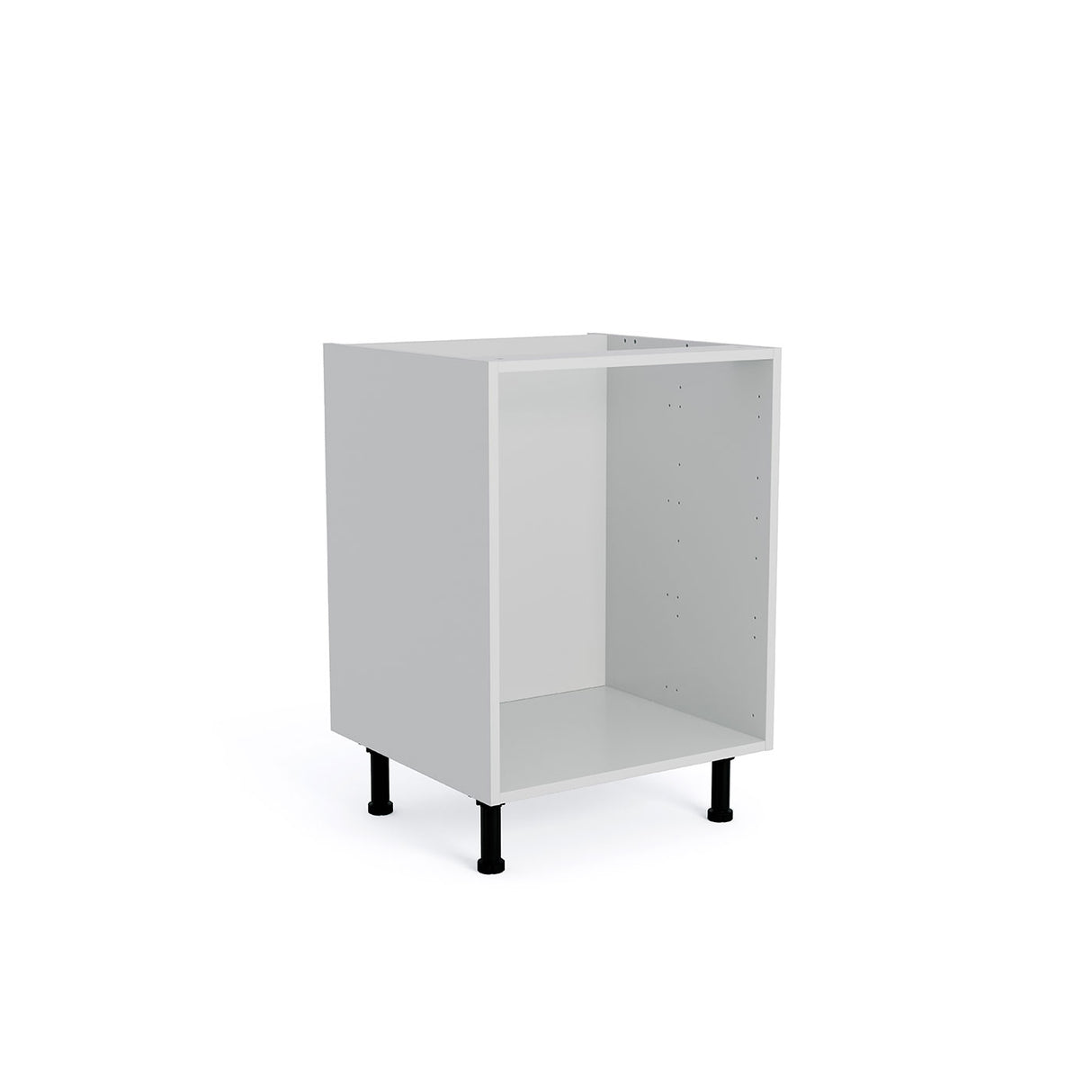500mm Flat Pack Kitchen Drawer Cabinet Light Grey