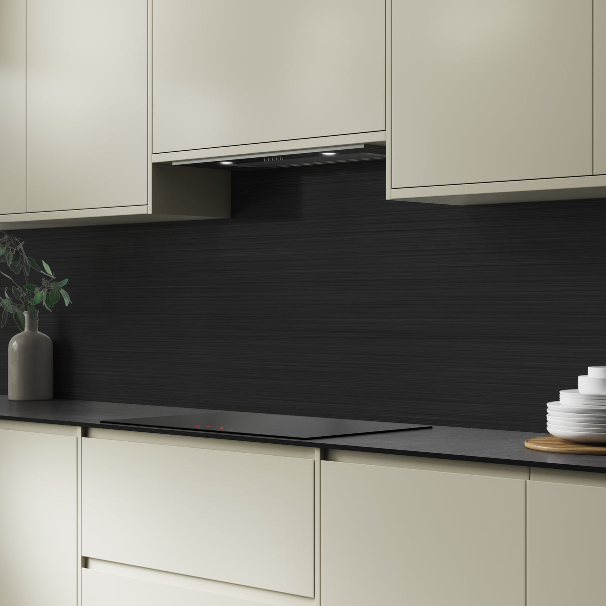 Wilsonart Alloy Brushed Copper/ Brushed Carbon (Double Sided) Aluminium Feature Kitchen Splashback