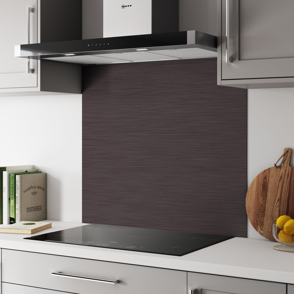 Bushboard Alloy Brushed Copper Aluminium Feature Kitchen Splashback