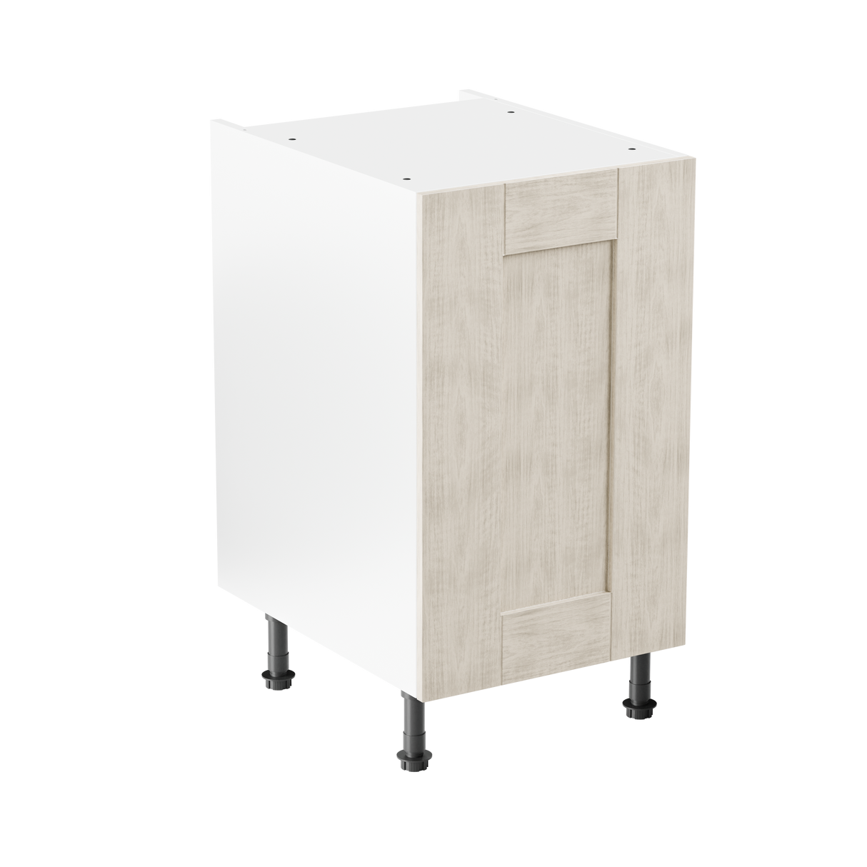 Buckingham Cashmere Ash Shaker 450mm Kitchen Base Unit Complete