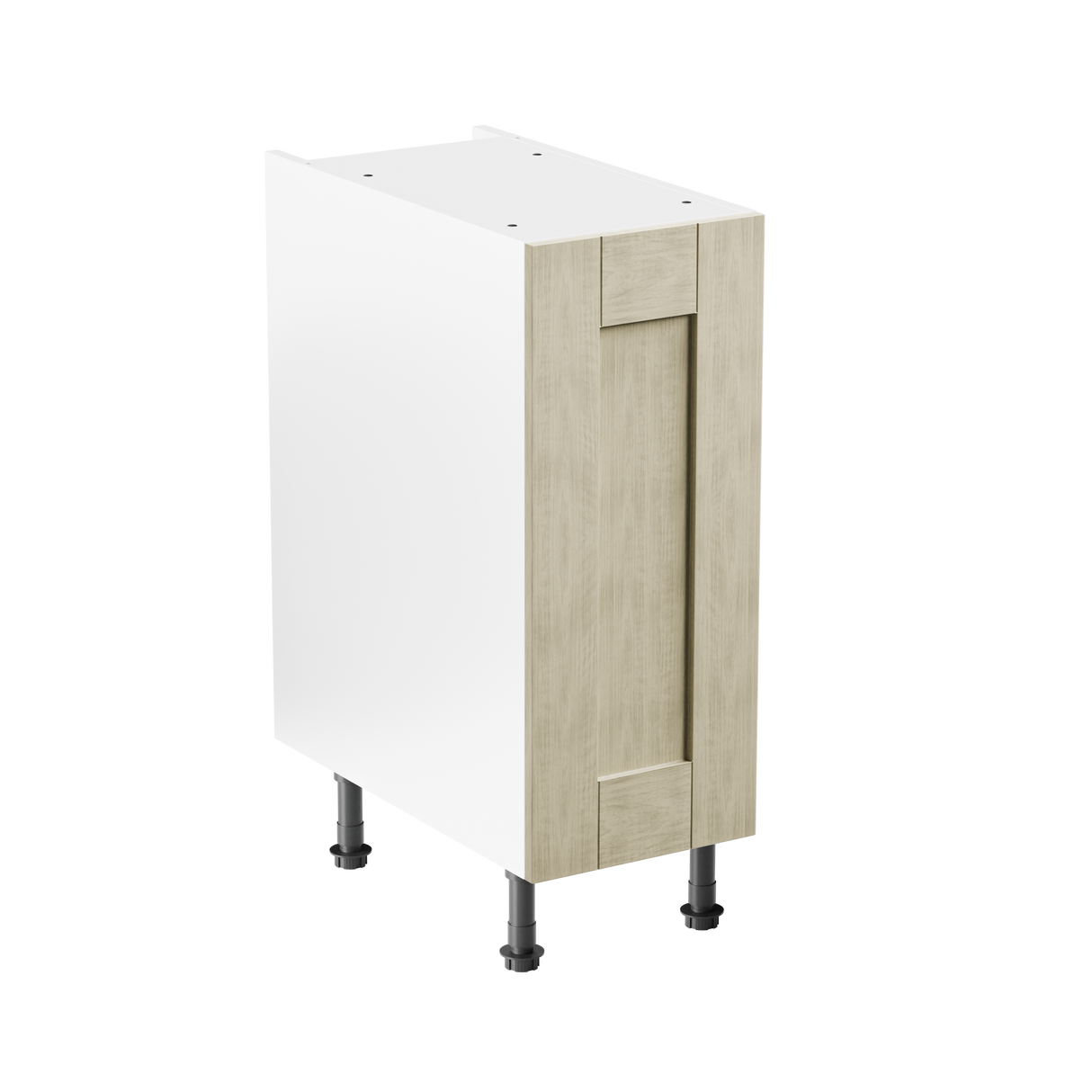 Buckingham Dakar Ash Shaker 300mm Kitchen Base Unit Complete