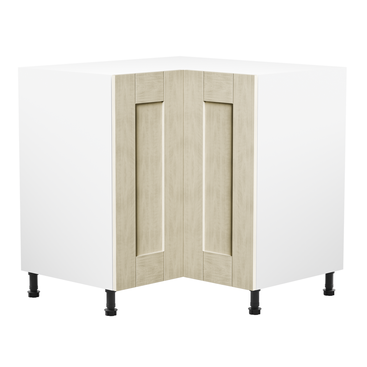 Buckingham Dakar Ash Shaker 900mm L Shaped Corner Kitchen Base Unit
