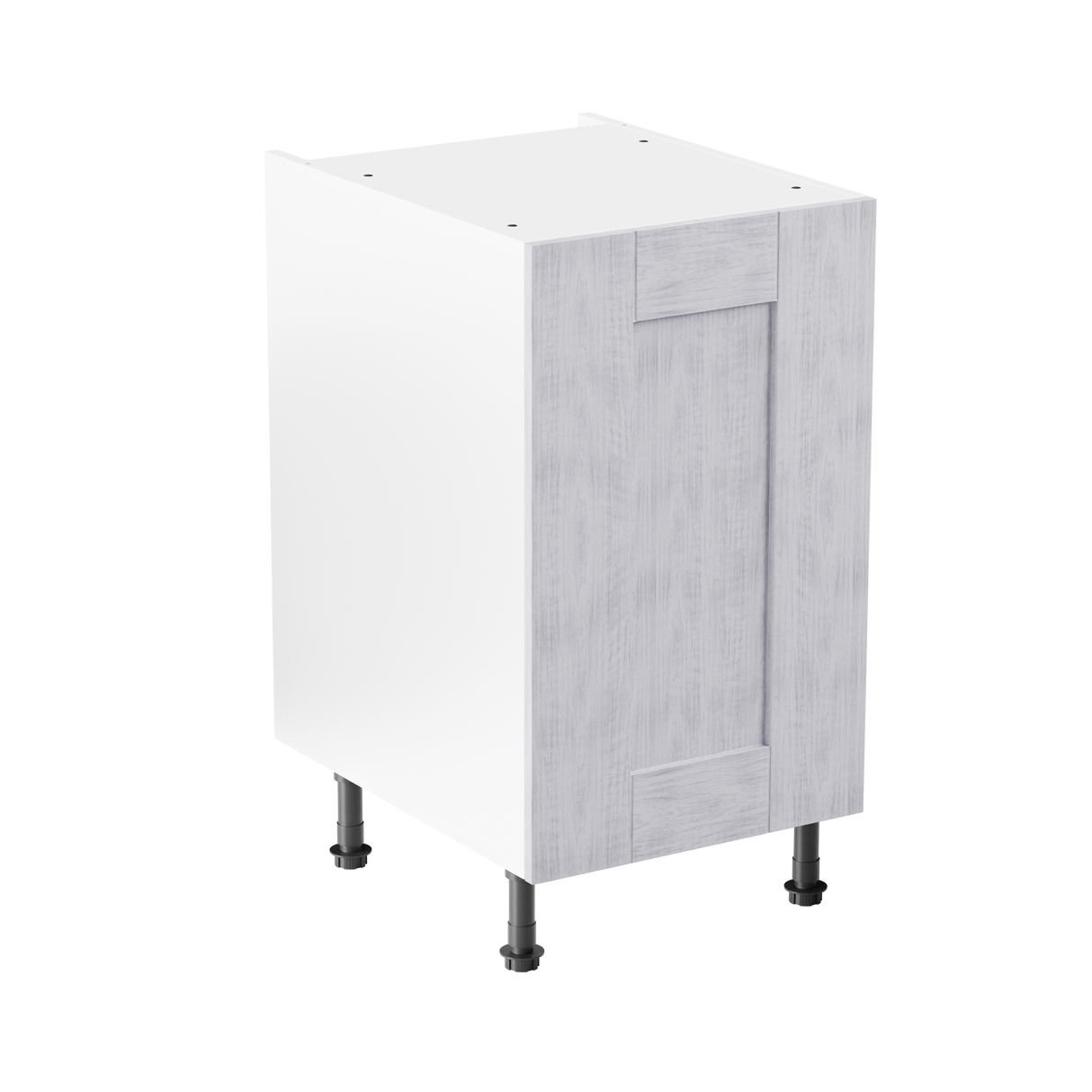 Buckingham Dove Grey Ash Shaker 450mm Kitchen Base Unit Complete