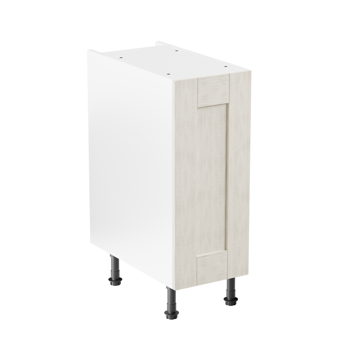 Buckingham Ivory Ash Shaker 300mm Kitchen Base Unit Complete