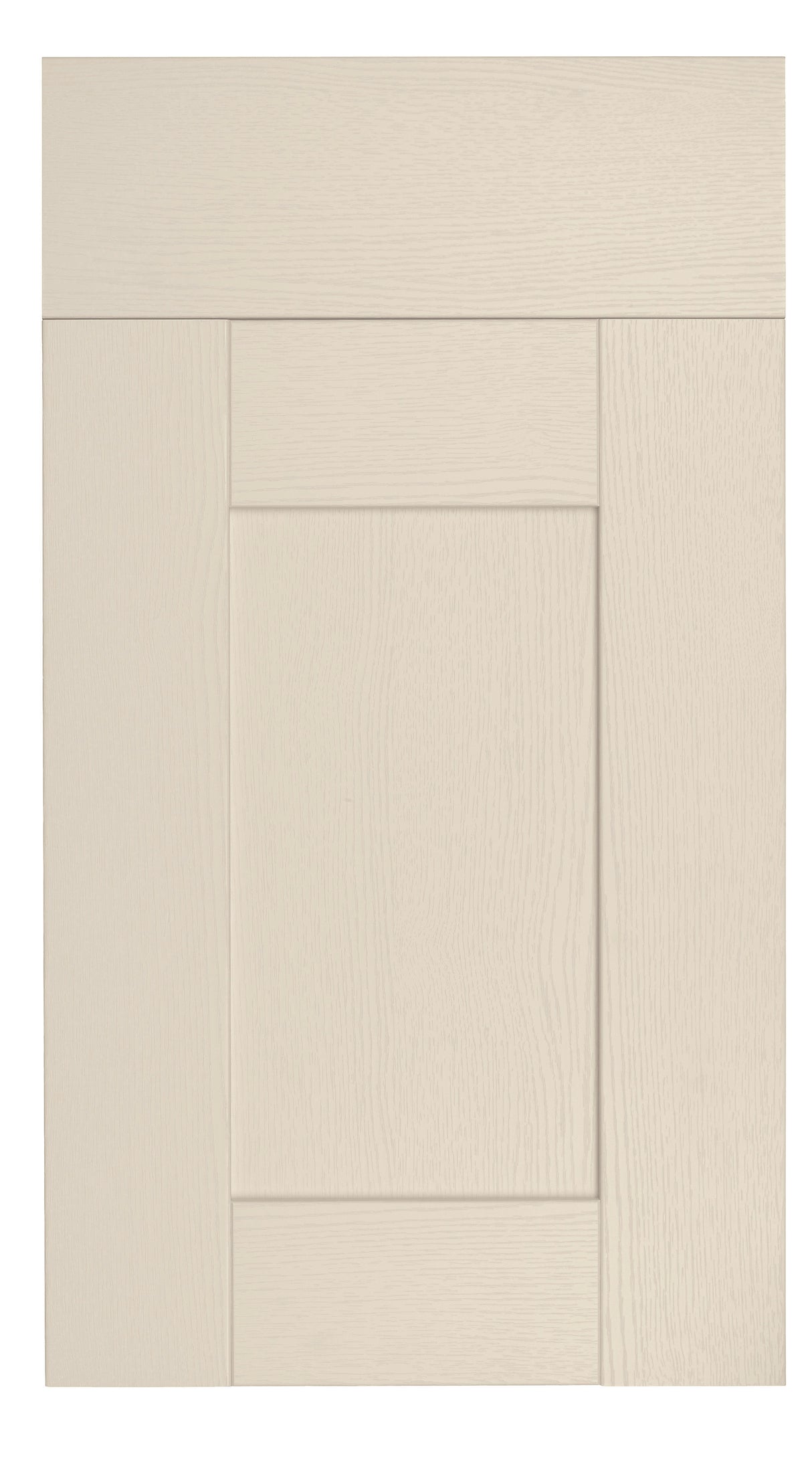 Buckingham Wood Grain Shaker Mussel- Replacement Kitchen Door/Drawer Front (283mm High)