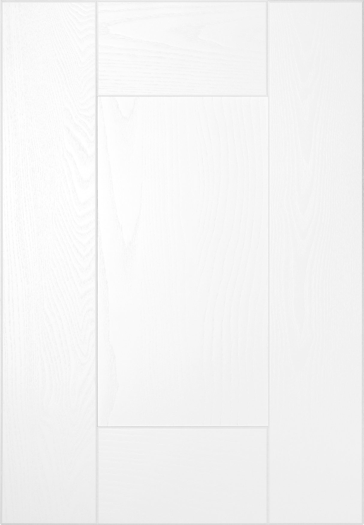Buckingham Wood Grain Shaker White- Replacement Kitchen Door/Drawer Front (283mm High)