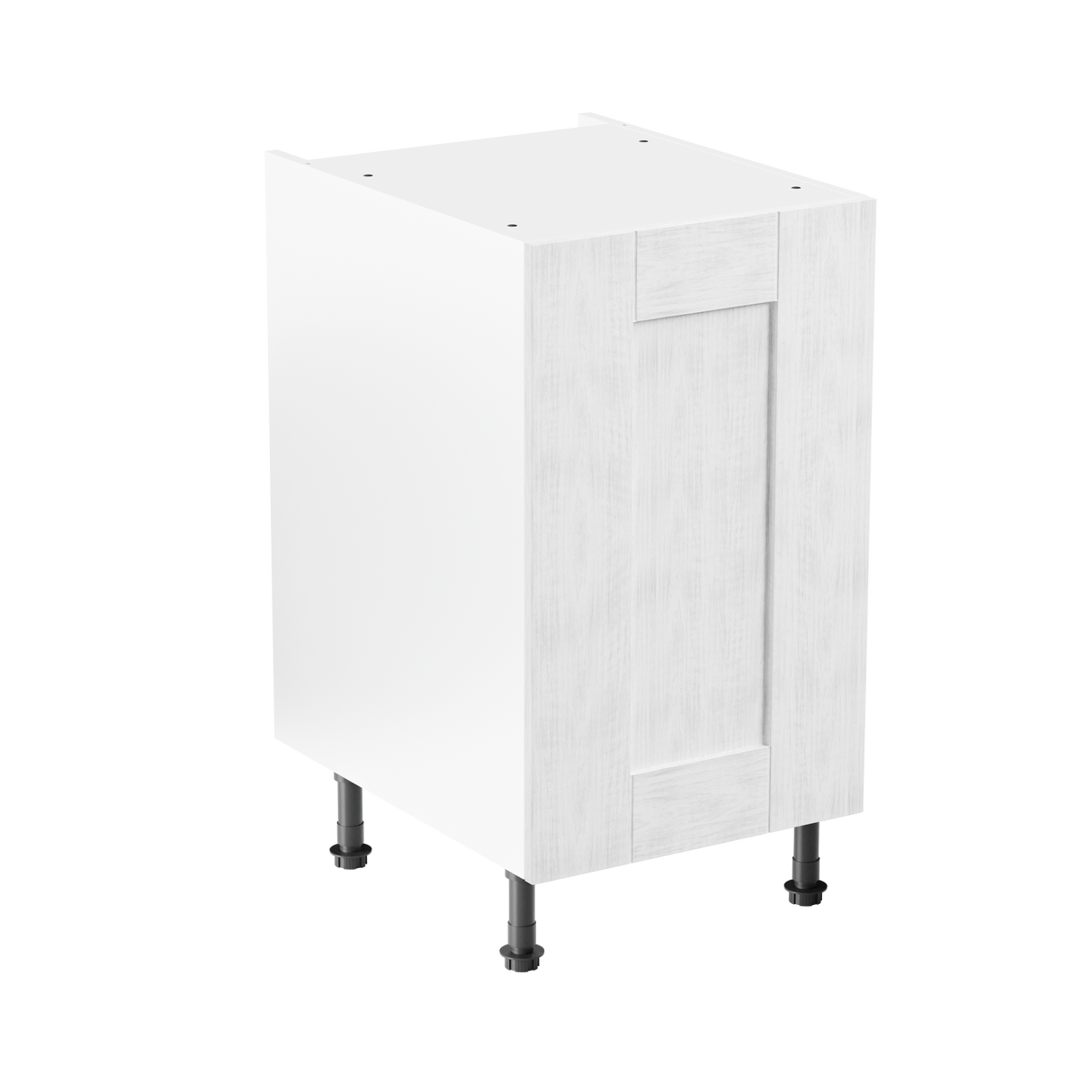 Buckingham White Ash Shaker 450mm Kitchen Base Unit Complete