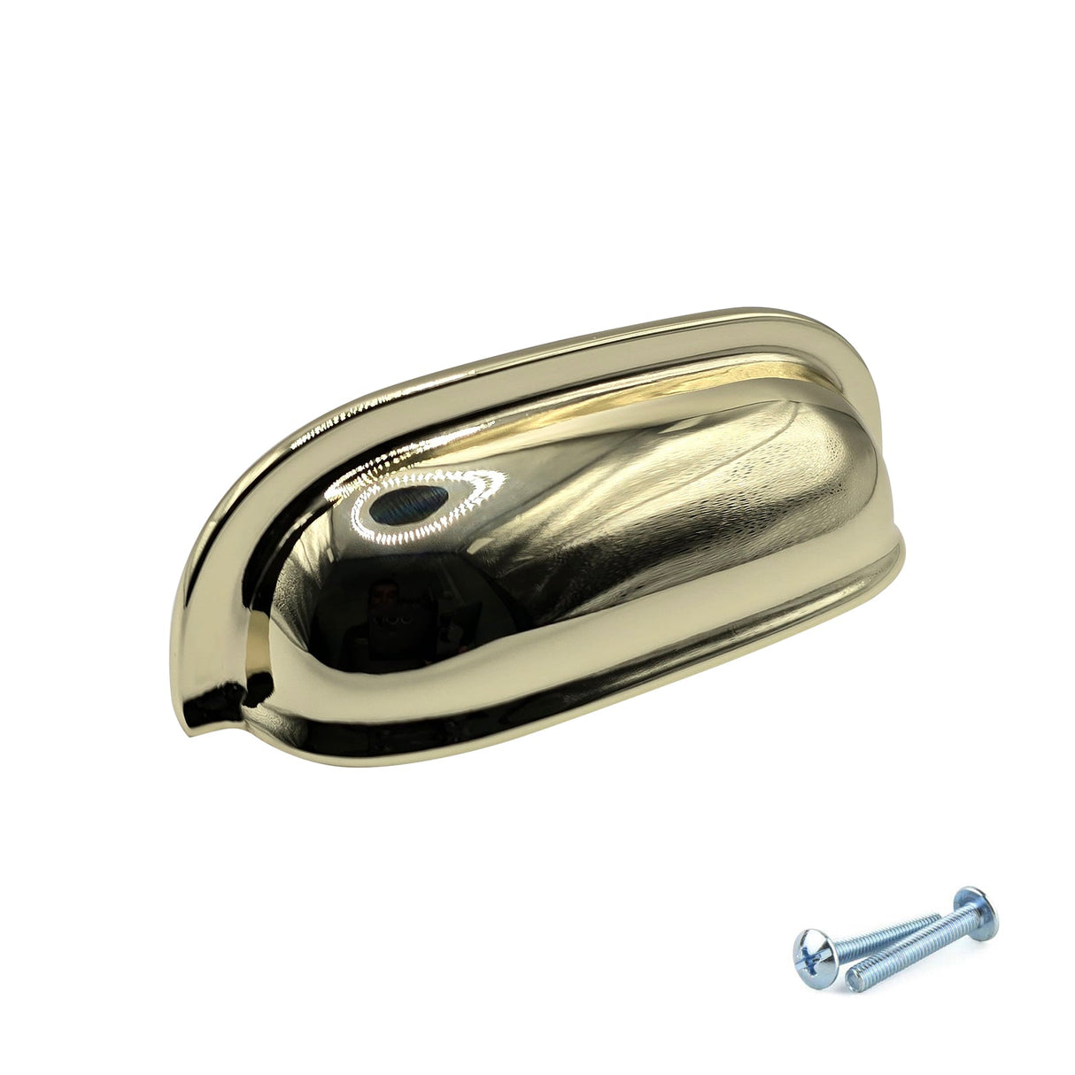 M4TEC 64mm Karat Gold Cup Handle - Luxury Zinc Drawer & Cabinet Pull (VG5 Series)