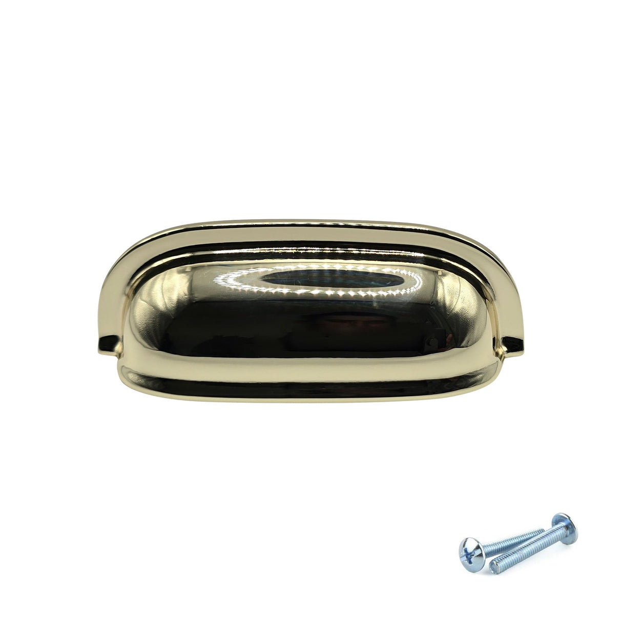 M4TEC 64mm Karat Gold Cup Handle - Luxury Zinc Drawer & Cabinet Pull (VG5 Series)