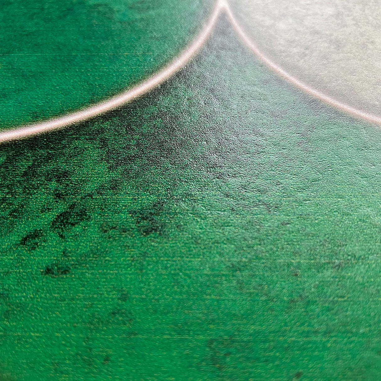 Bushboard Alloy Emerald Scallop Aluminium Feature Kitchen Splashback