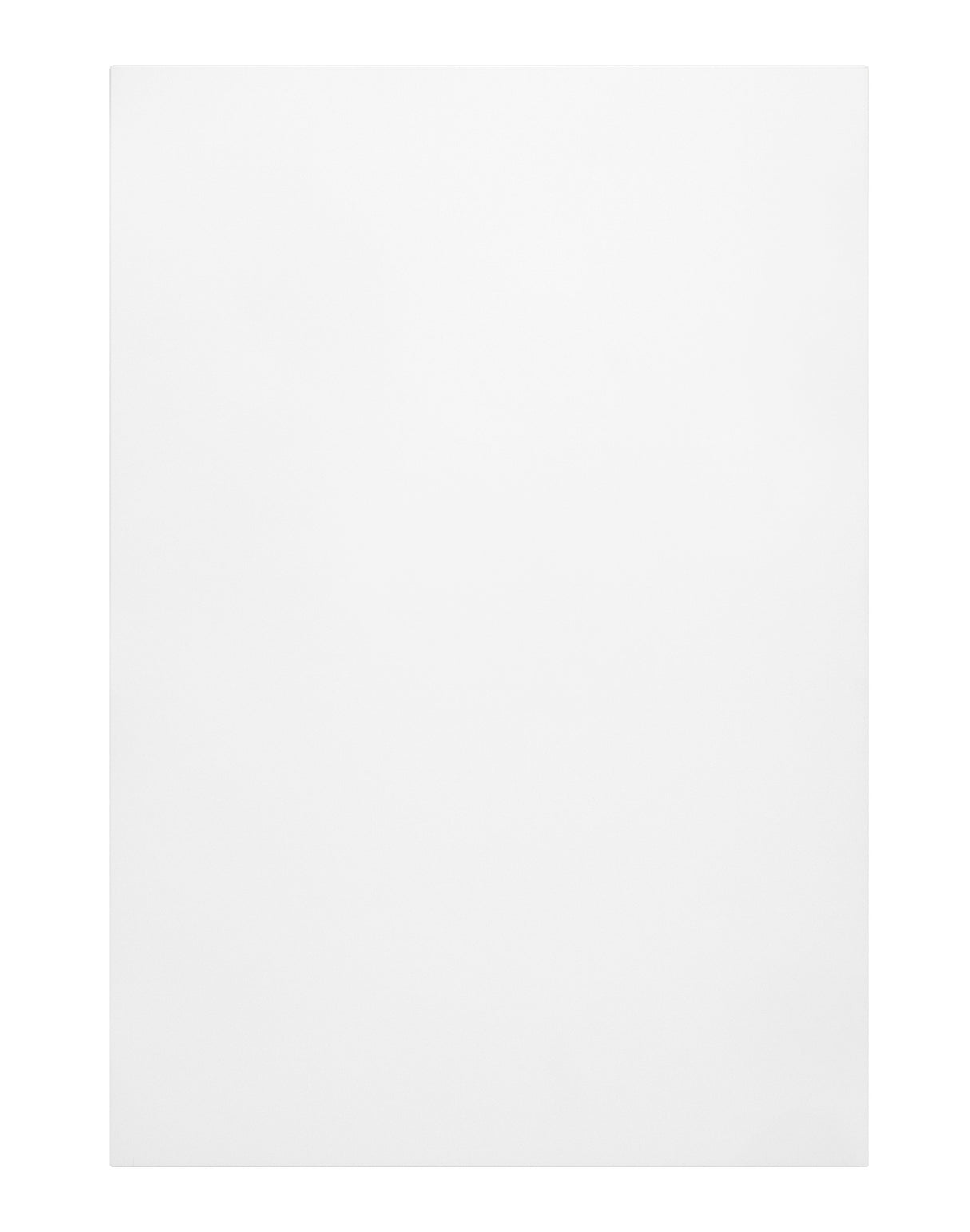 Fenton Painted (Laser Edged) Slab White- Replacement Kitchen Doors (1245mm High)