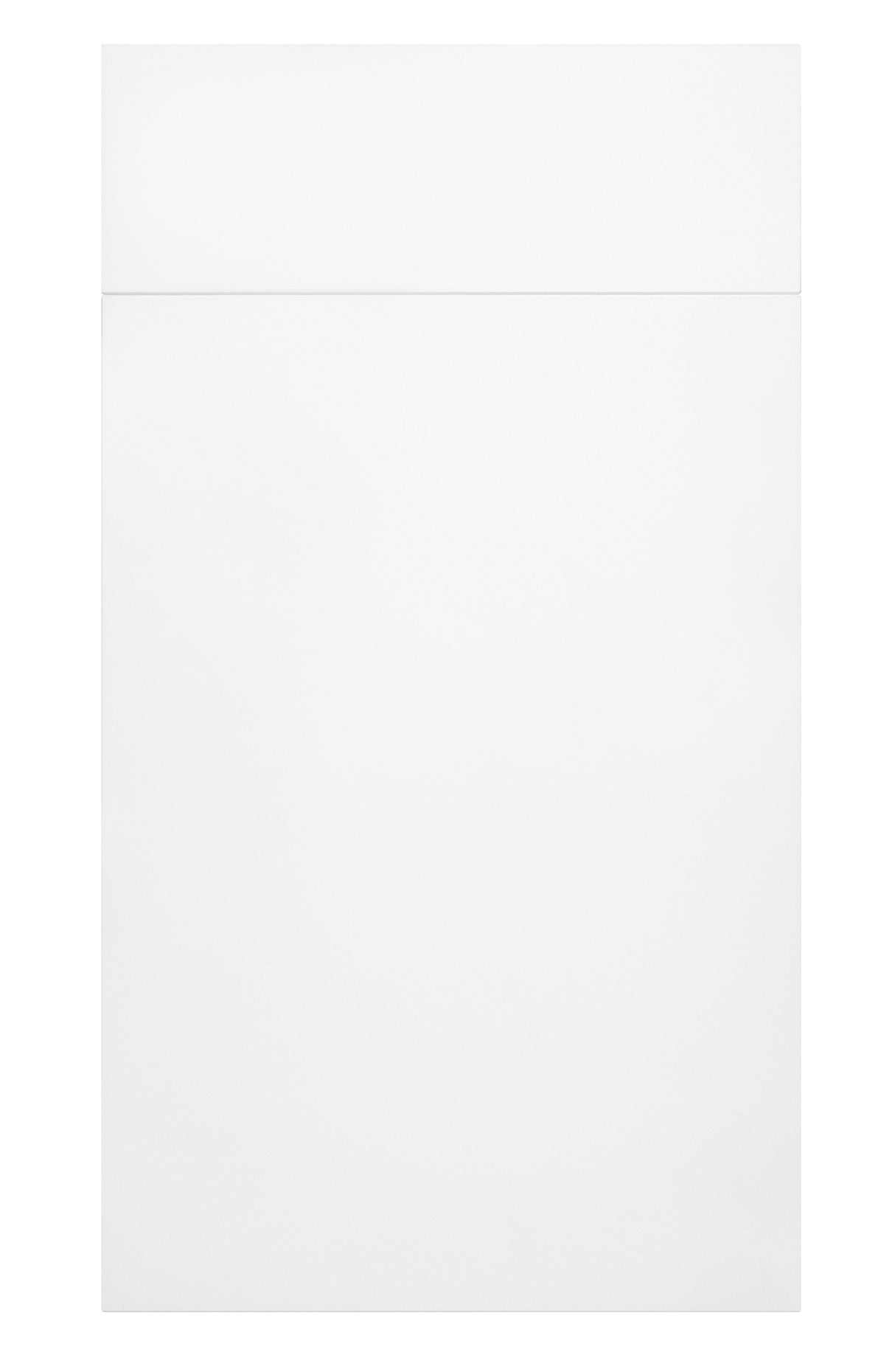Fenton Painted (Laser Edged) Slab White- Replacement Kitchen Doors (1245mm High)