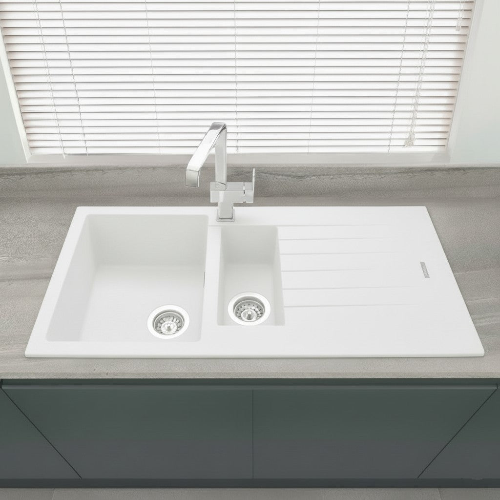 Astini Gianni 1.5 Bowl Granite Kitchen Sink & Waste