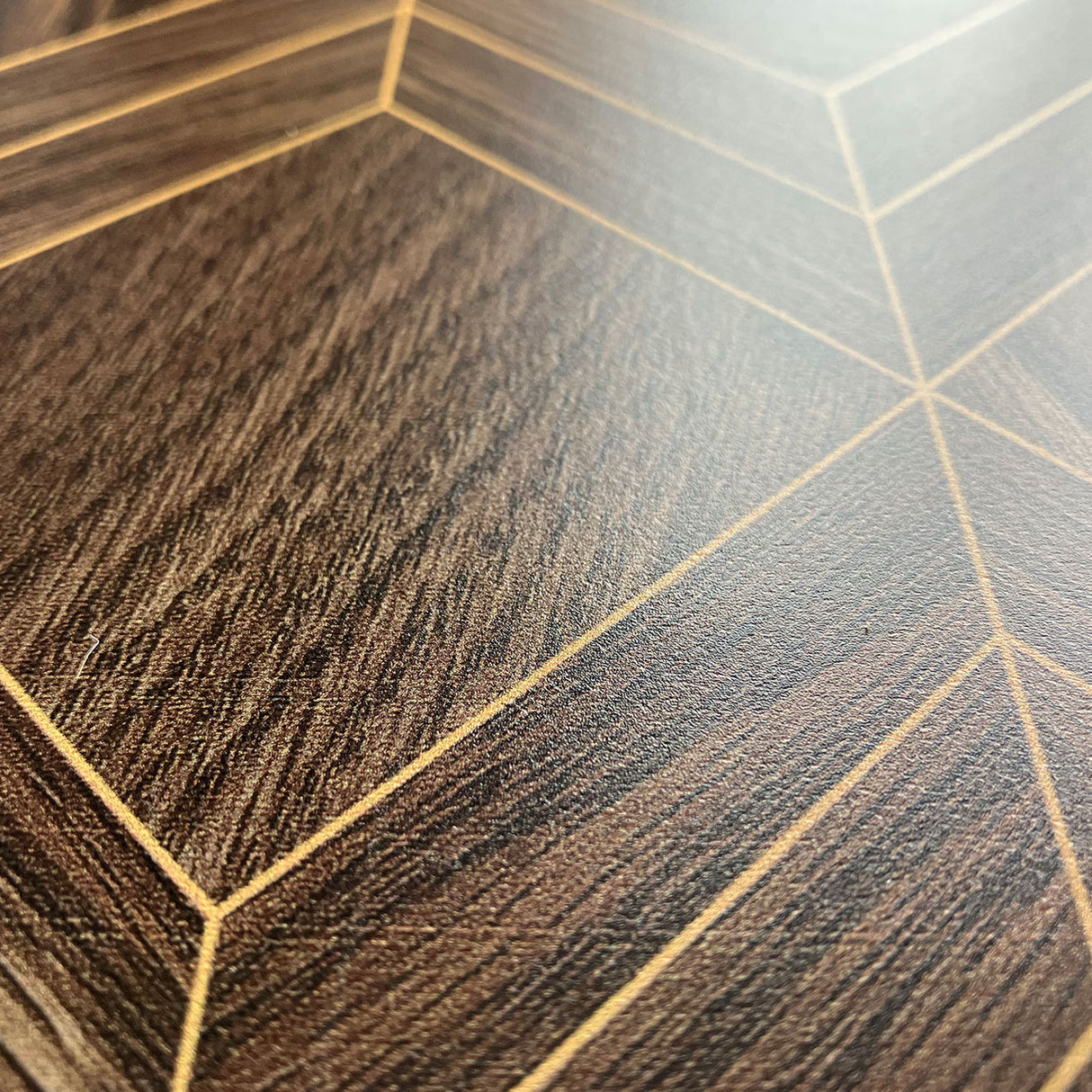 Bushboard Alloy Heritage Walnut Aluminium Feature Kitchen Splashback