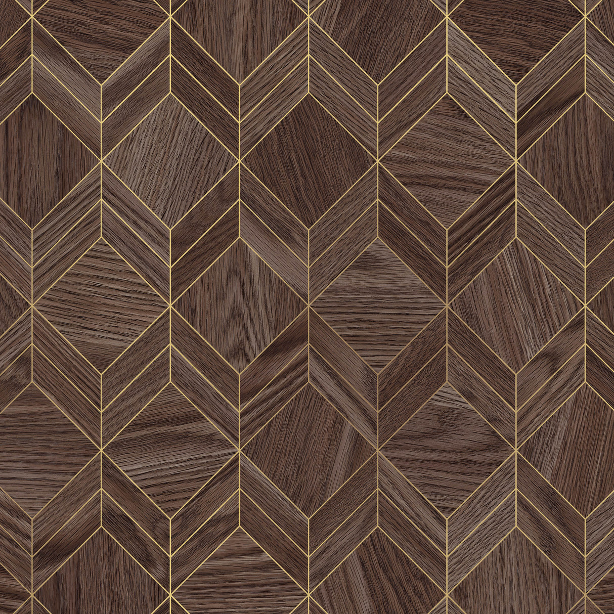 Bushboard Alloy Heritage Walnut Aluminium Feature Kitchen Splashback