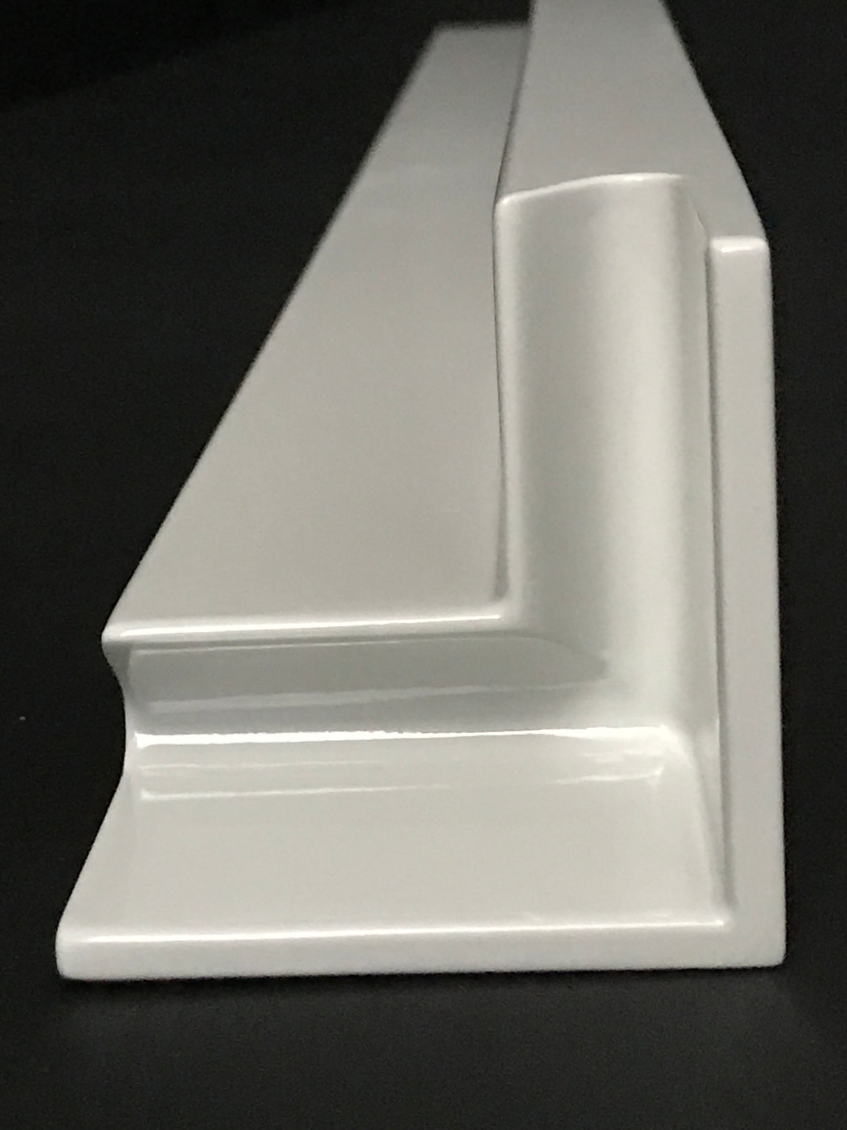Larissa Handle Less White Gloss J Pull- Replacement Kitchen Doors (Trims & Accessories)