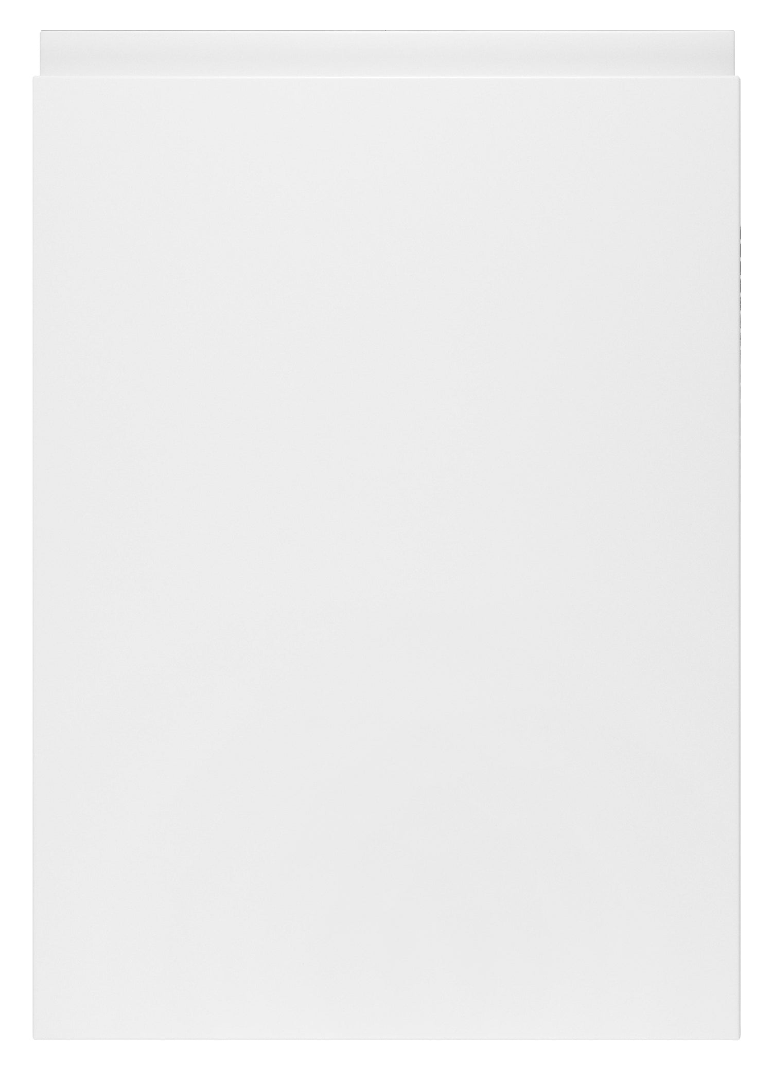 Larissa Handle Less White Matt J Pull- Replacement Kitchen Doors (570mm High)